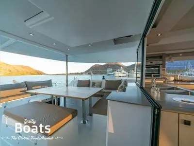 Galley of Balam, a Fountaine Pajot Saba 50 catamaran at La Paz, Mexico