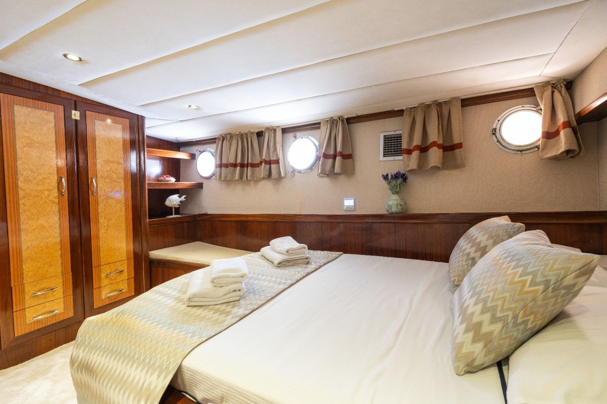 Cabin on Memo, a Custom Made Memo yacht at Bodrum, Turkey