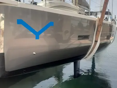 Galley of Billywig, a Dufour 430 sailboat at Olbia, Italy