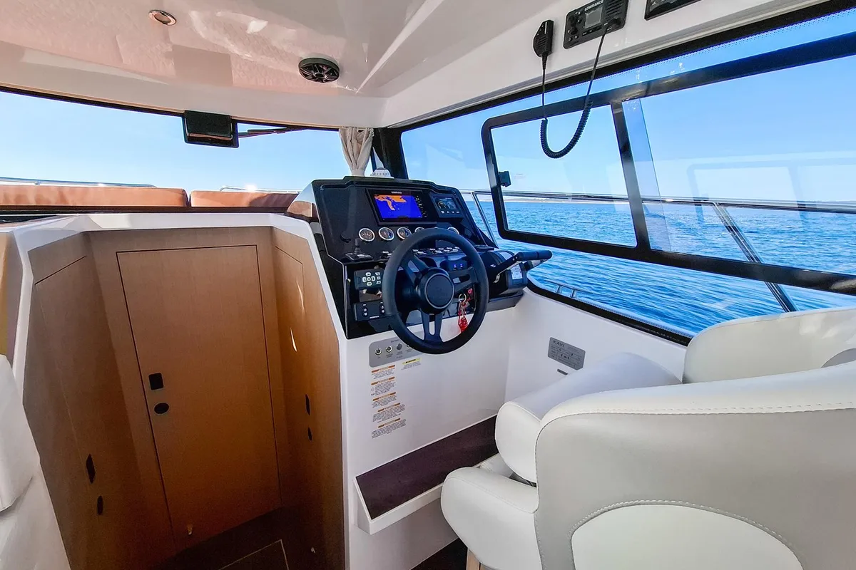 Galley of Kavi, a Kavi Yacht Kavi 9 motorboat at Grad Pula, Croatia