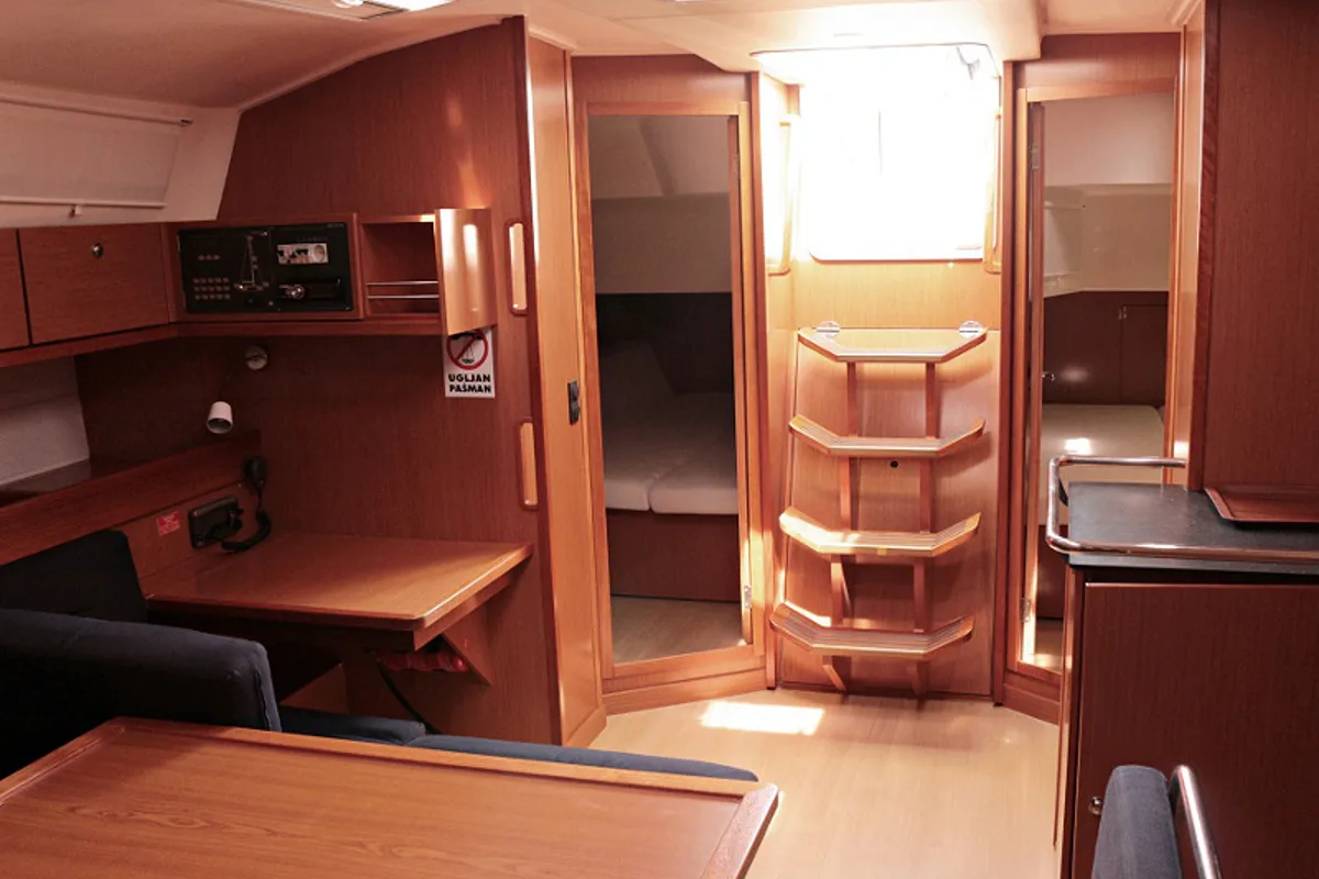 Salon of Sophia, a Bavaria Cruiser 45 sailboat at Općina Sukošan, Croatia