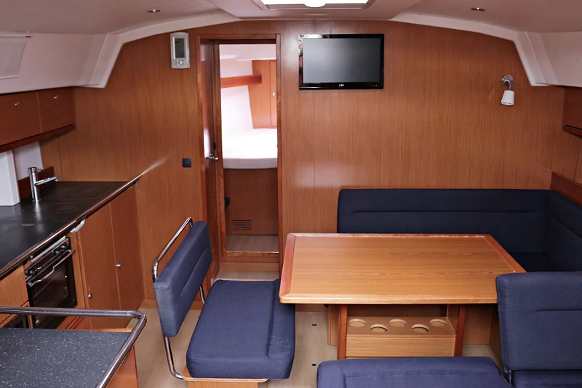 Salon of Sophia, a Bavaria Cruiser 45 sailboat at Općina Sukošan, Croatia