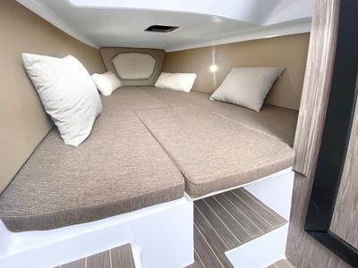 Cabin on Ranieri Cayman 28.0, a Ranieri Cayman 28.0 Executive motorboat at Villa San Giovanni, Italy