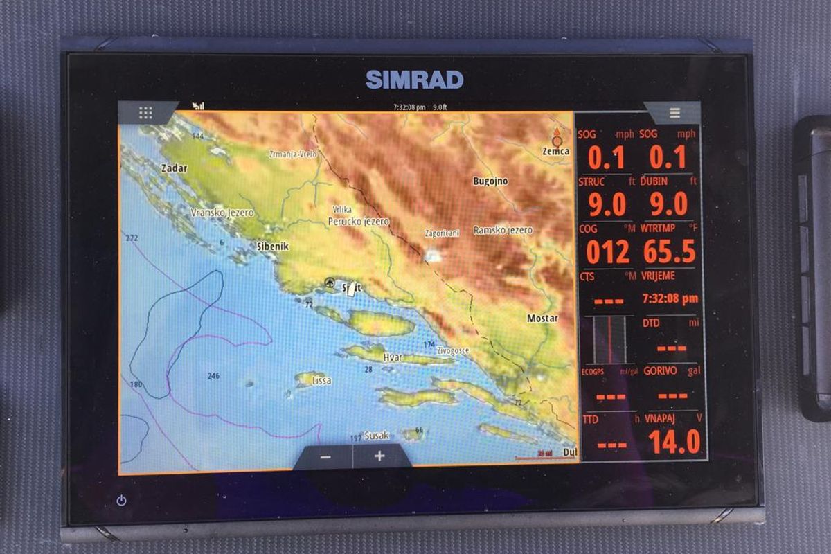 Nuova Jolly Prince 25, a Nuova Jolly Marine Nuova Jolly Prince 25 rib at Grad Biograd na Moru, Croatia