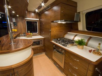 Galley of Marea, a Sunreef Yachts Sunreef 62 catamaran at Isla Aguja Cabins San Blas, Panama