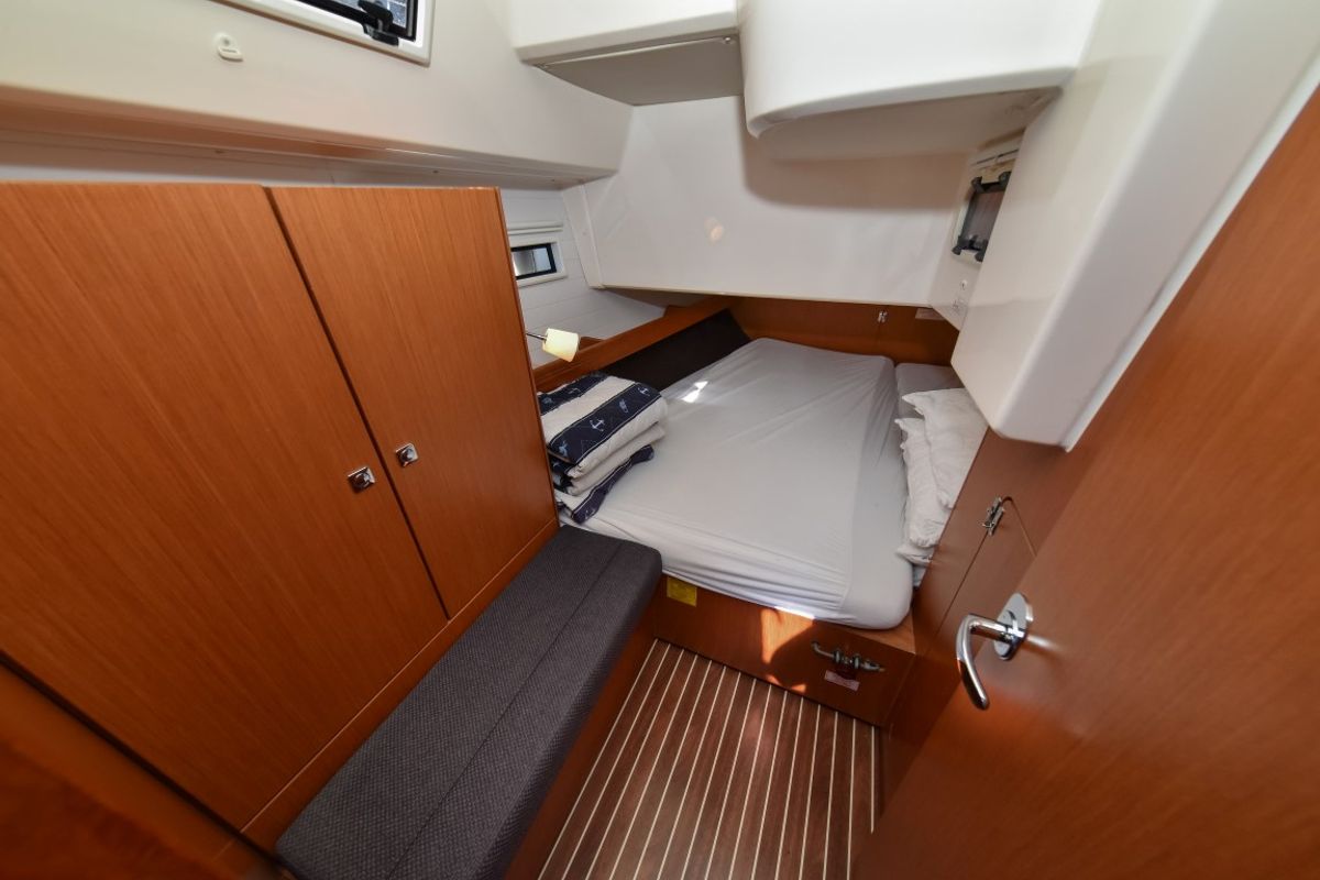 Cabin on Chill Bill, a Bavaria Cruiser 41 sailboat at Zadar, Croatia