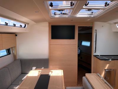 Salon of Rubi, a Hanse Yachts Hanse 460 sailboat at Grad Šibenik, Croatia