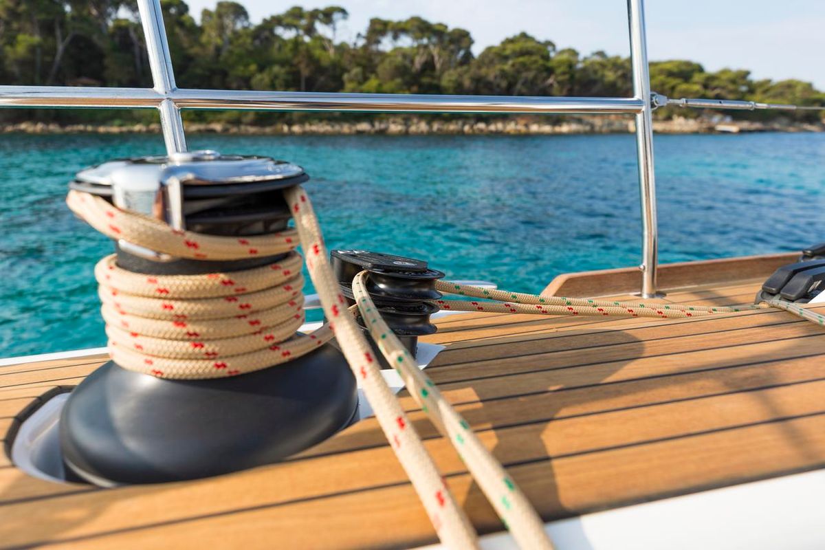 Notus, a Dufour 520 GL sailboat at Primošten, Croatia