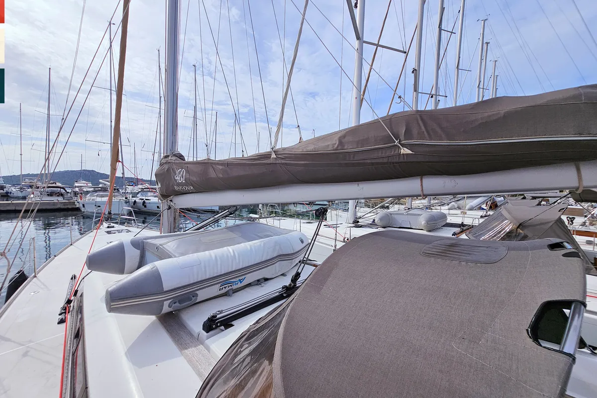 Rubato, a Dufour 460 GL sailboat at Grad Kaštela, Croatia