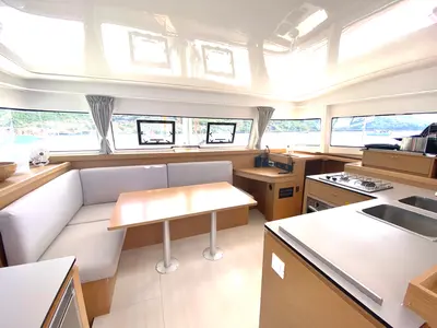 Salon of Yemaya Denia Bareboat, a Excess 11 catamaran at Dénia, Spain