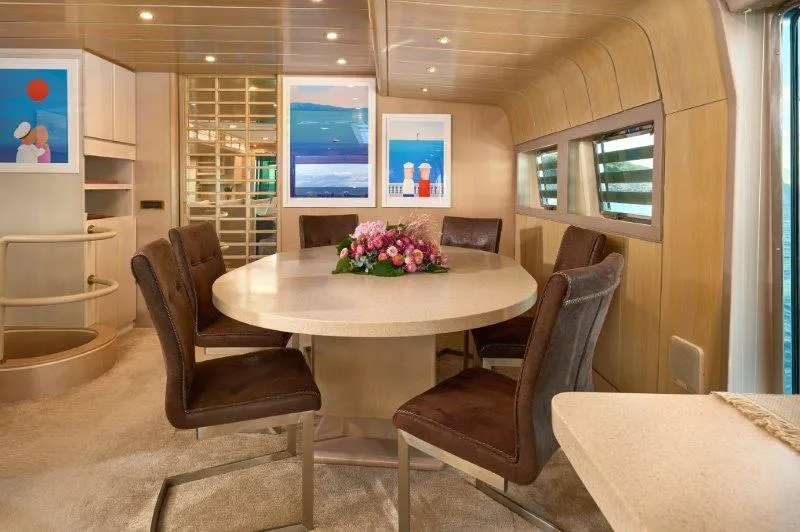 Salon of Marshall, a Posillipo Technema 82 yacht at Split, Croatia