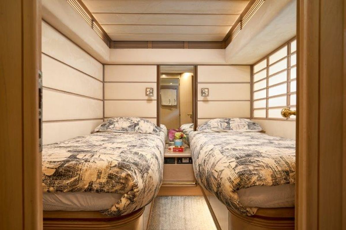 Cabin on Marshall, a Posillipo Technema 82 yacht at Split, Croatia