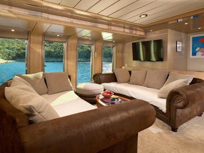 Salon of Marshall, a Posillipo Technema 82 yacht at Split, Croatia