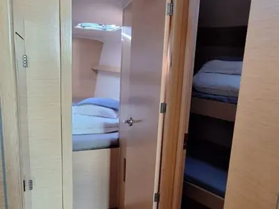 Cabin on Strizh, a Cobra Yachts Cobra 41 sailboat at Grad Šibenik, Croatia