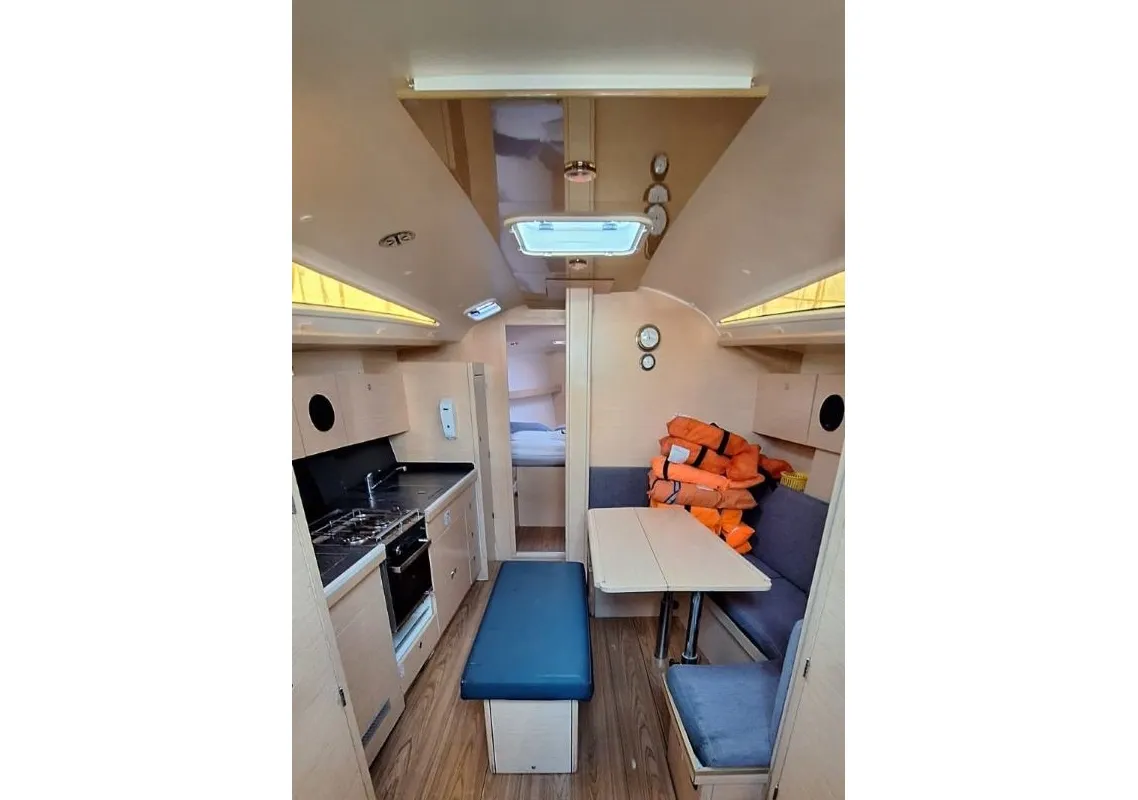 Galley of Strizh, a Cobra Yachts Cobra 41 sailboat at Grad Šibenik, Croatia