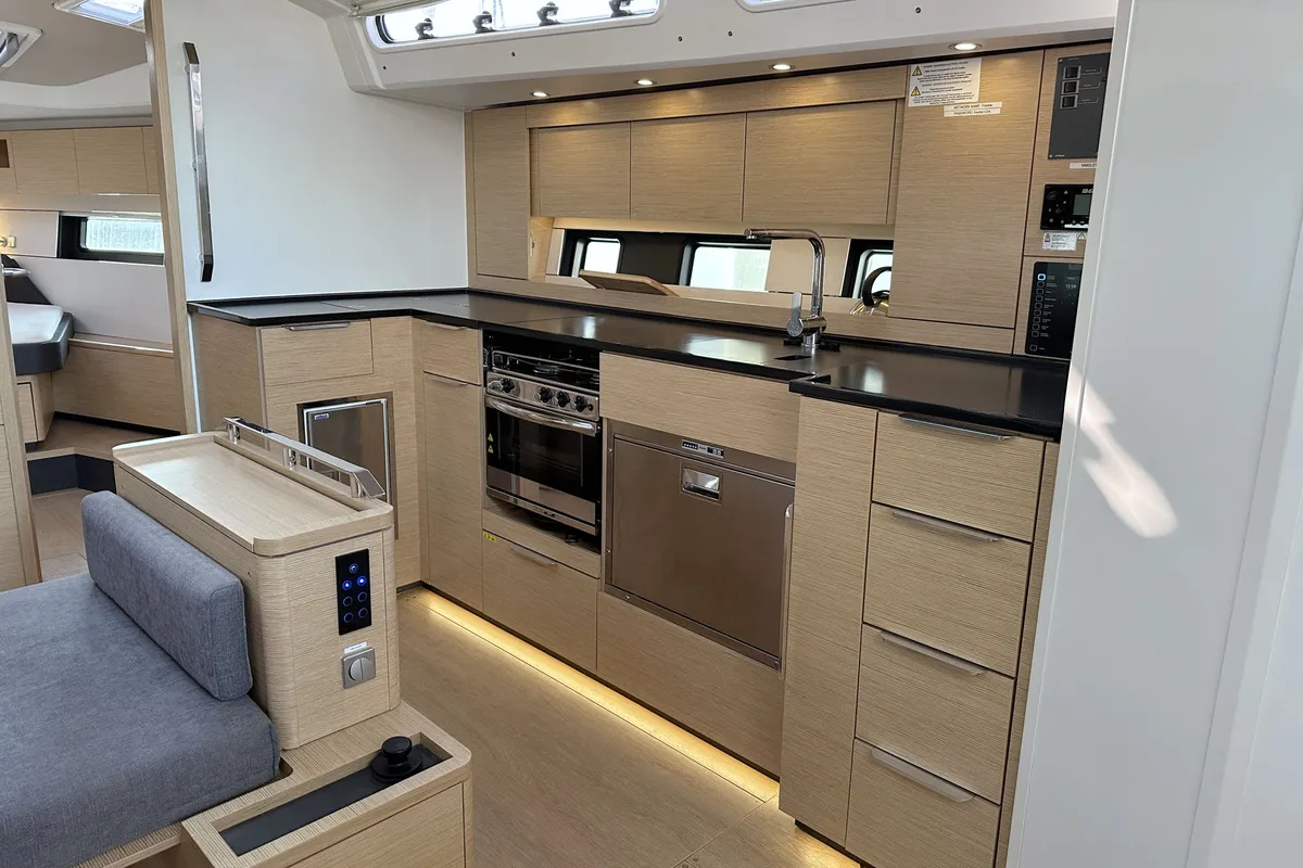 Galley of Freebe, a Hanse Yachts Hanse 460 sailboat at Grad Pula, Croatia