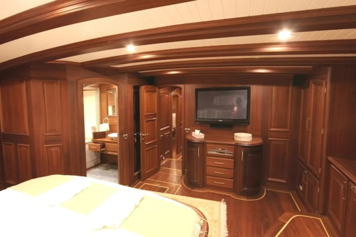 Cabin on Caner 4, a Custom Made Caner 4 yacht at Bodrum, Turkey