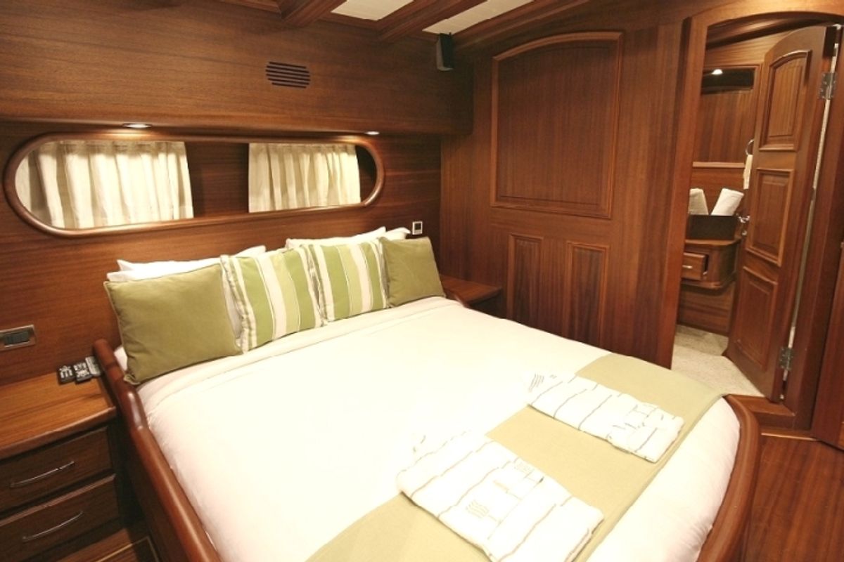 Cabin on Caner 4, a Custom Made Caner 4 yacht at Bodrum, Turkey