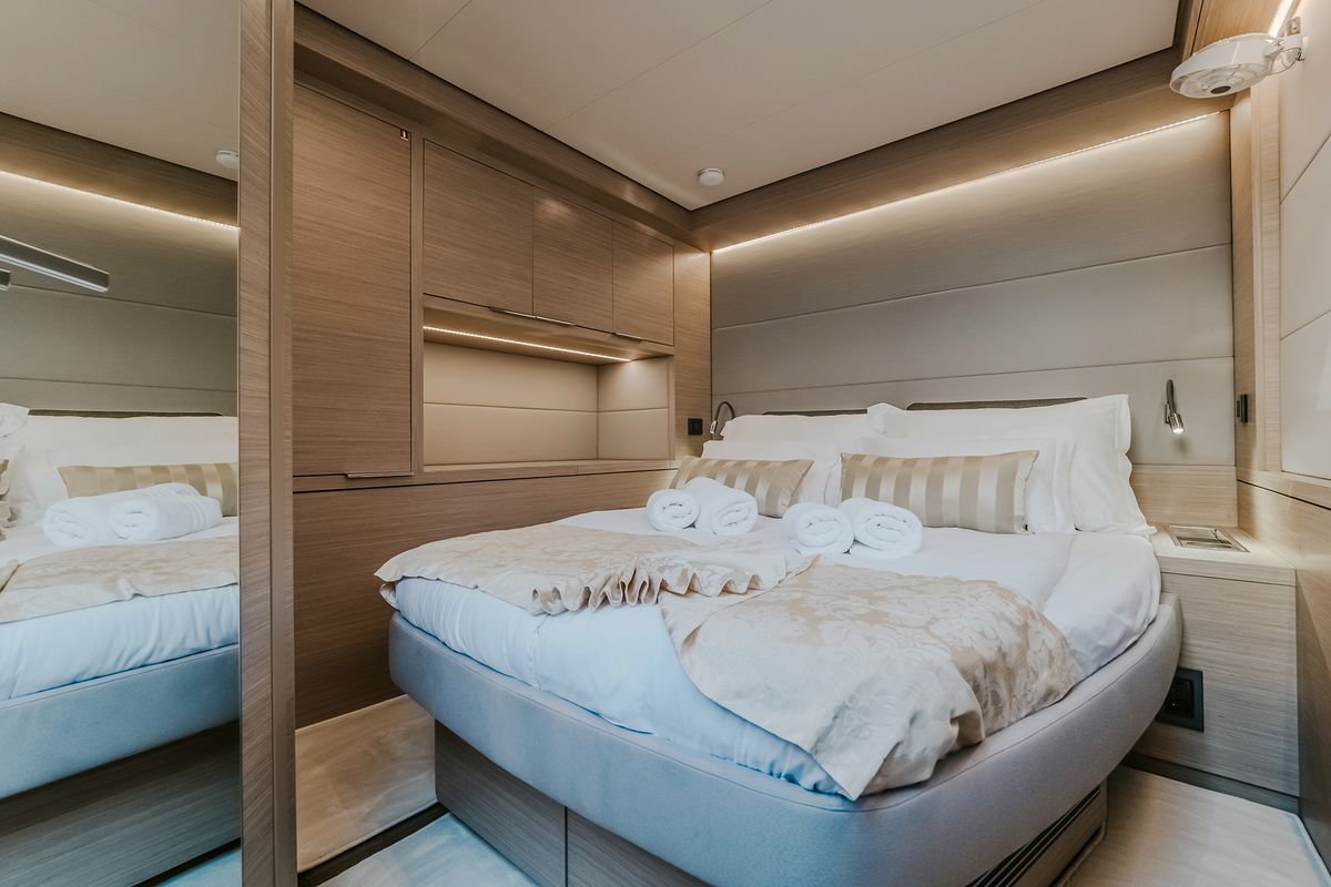 Cabin on Tri-Wing, a Lagoon 55 catamaran at Grad Kaštela, Croatia