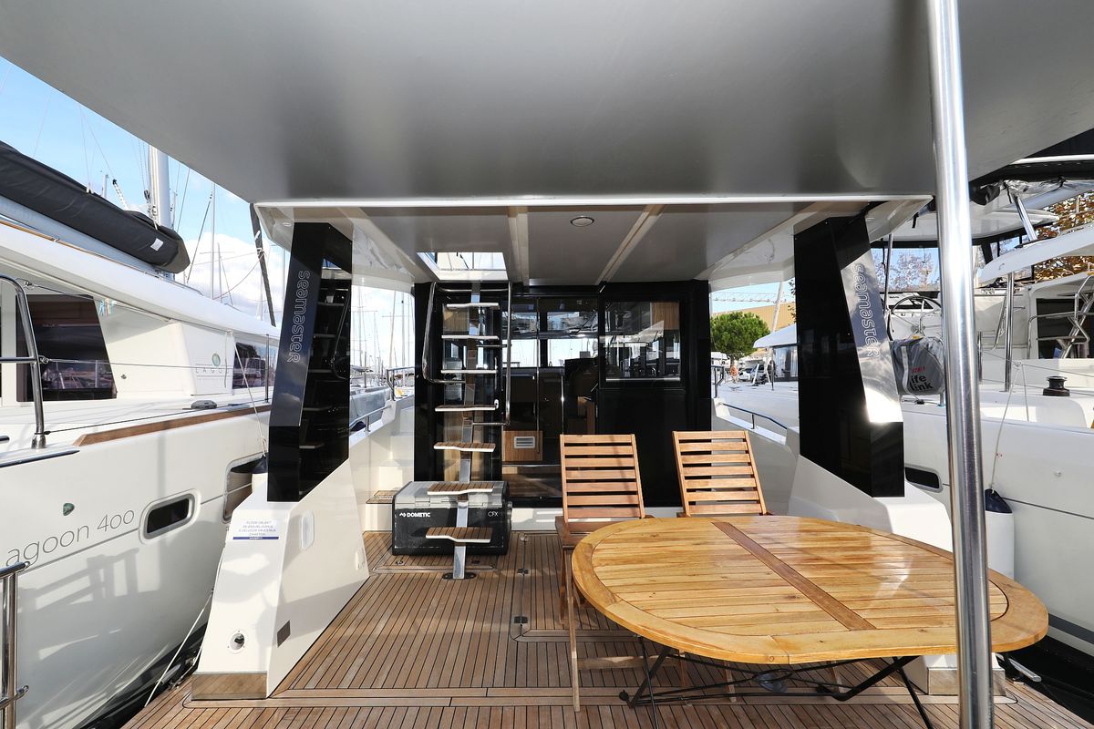 Fortuna, a Cobra Yachts Seamaster 45 yacht at Grad Trogir, Croatia