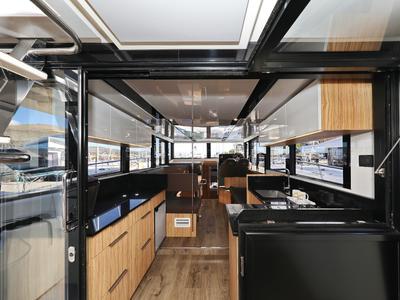 Salon of Fortuna, a Cobra Yachts Seamaster 45 yacht at Grad Trogir, Croatia