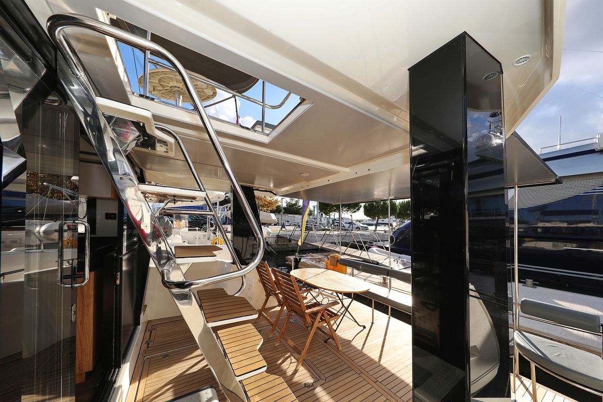 Fortuna, a Cobra Yachts Seamaster 45 yacht at Grad Trogir, Croatia