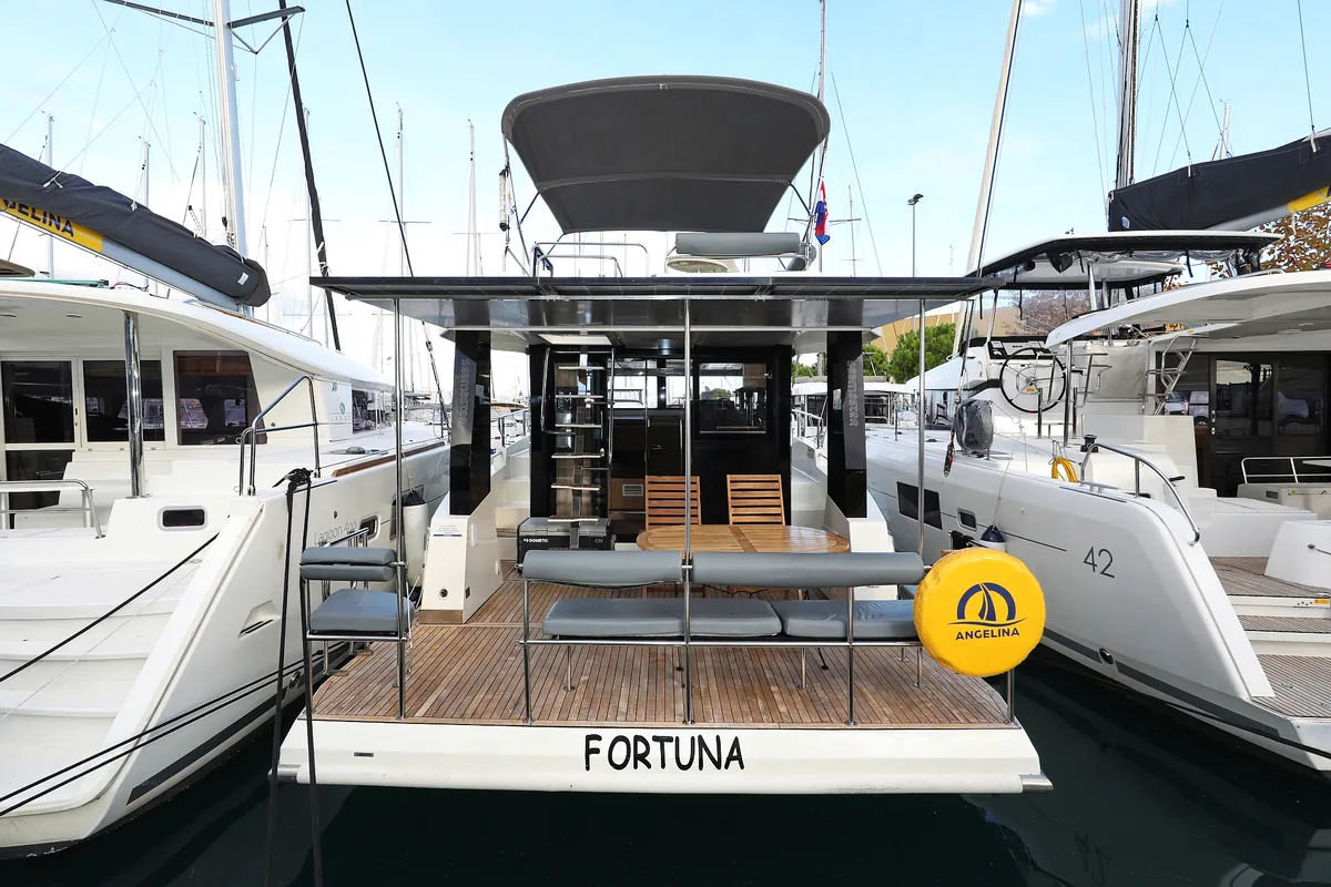 Fortuna, a Cobra Yachts Seamaster 45 yacht at Grad Trogir, Croatia