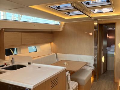 Galley of Vela , a Bavaria C50 sailboat at Volos Municipality, Greece
