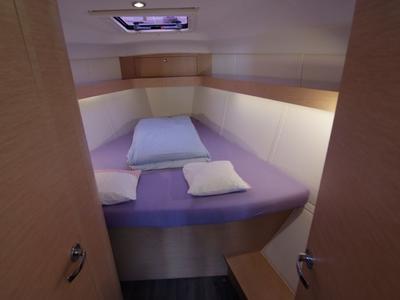 Cabin on Desideria, a Elan Impression 40 sailboat at Punat, Croatia