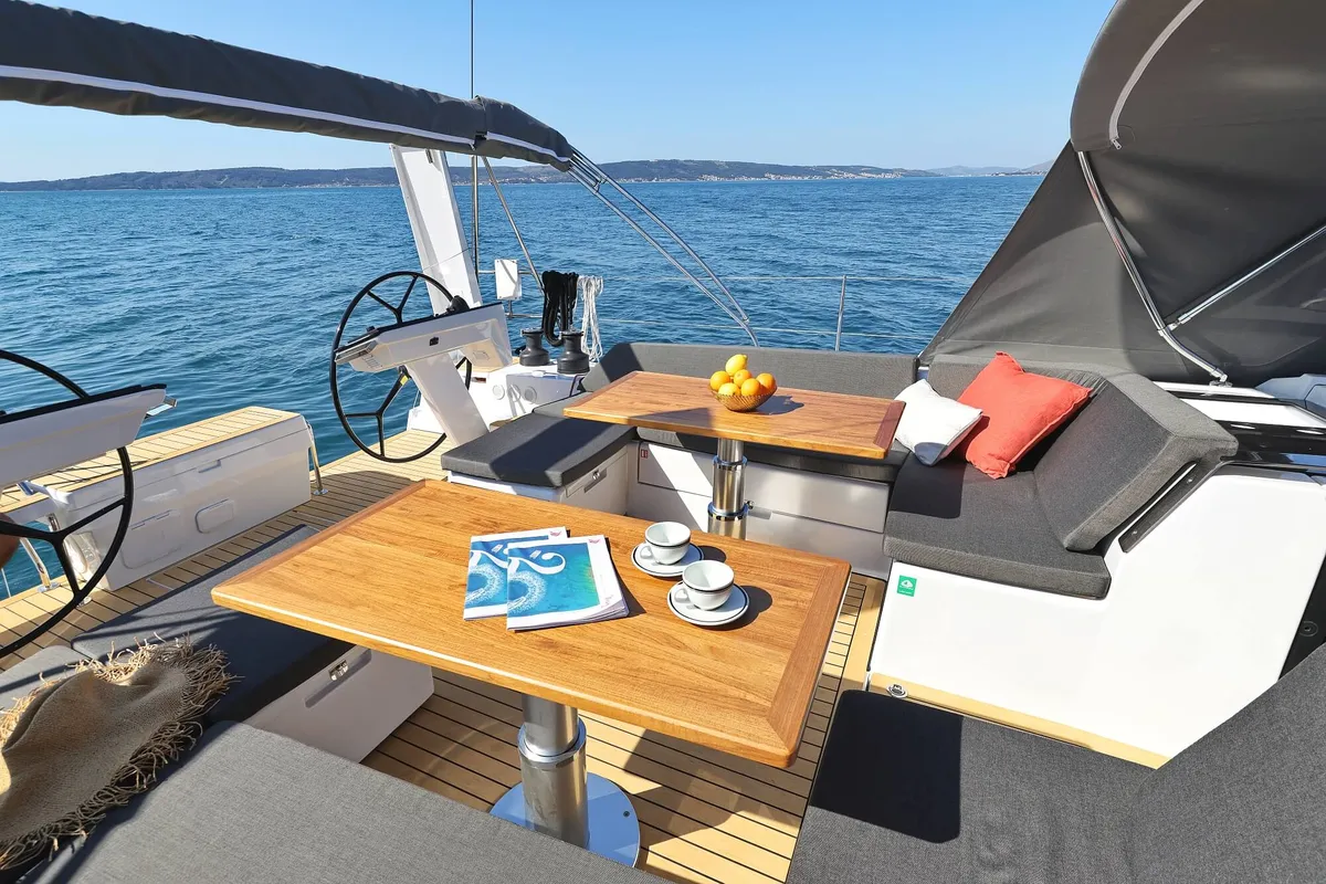 Illusion, a Hanse Yachts Hanse 510 sailboat at Općina Sukošan, Croatia