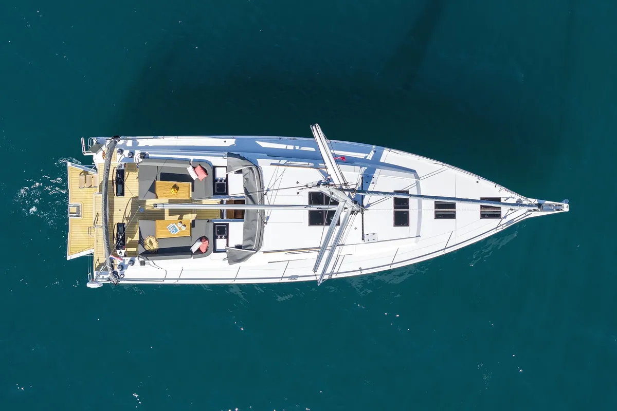 Illusion, a Hanse Yachts Hanse 510 sailboat at Općina Sukošan, Croatia