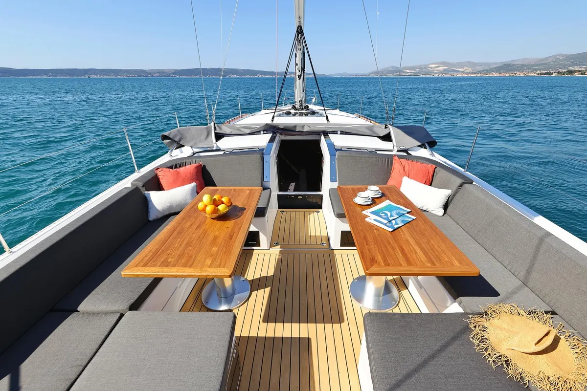 Illusion, a Hanse Yachts Hanse 510 sailboat at Općina Sukošan, Croatia
