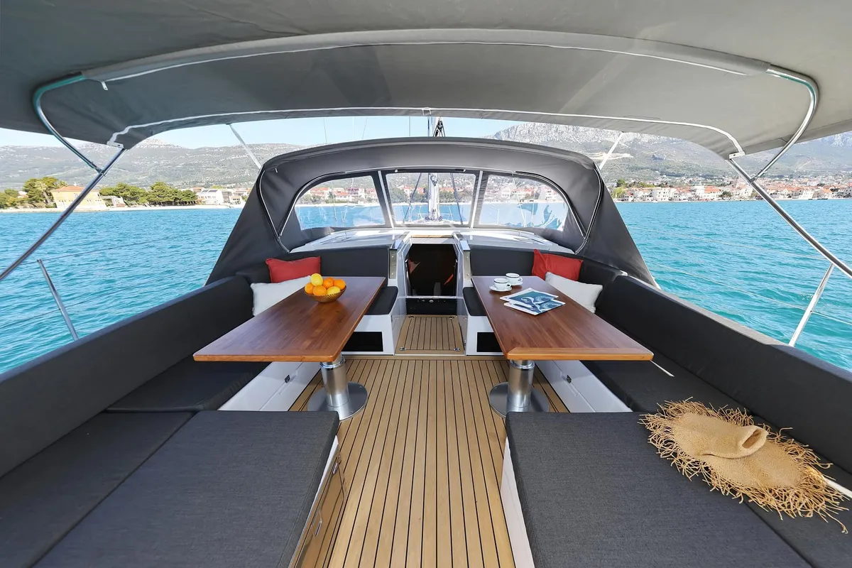 Illusion, a Hanse Yachts Hanse 510 sailboat at Općina Sukošan, Croatia