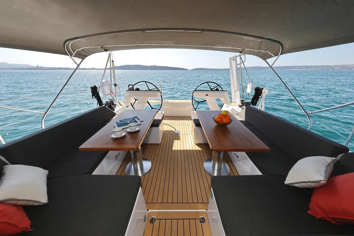 Illusion, a Hanse Yachts Hanse 510 sailboat at Općina Sukošan, Croatia