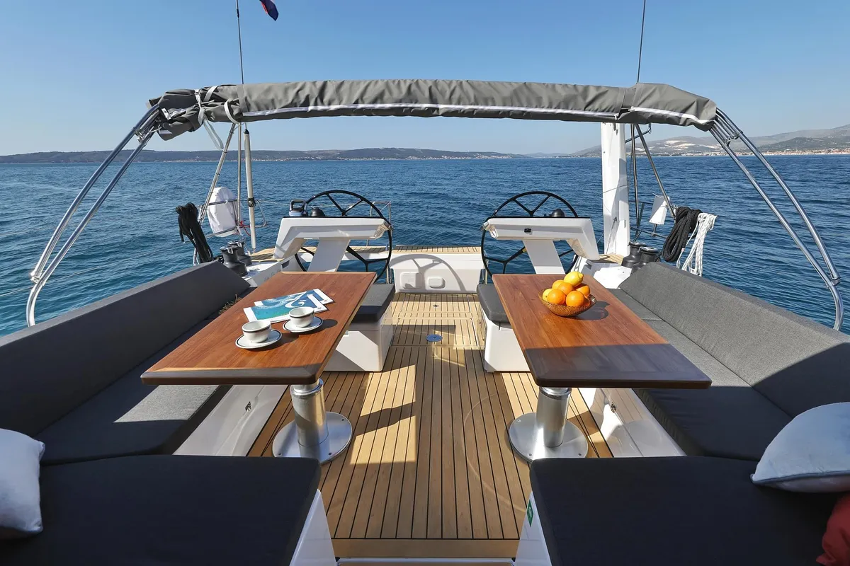 Illusion, a Hanse Yachts Hanse 510 sailboat at Općina Sukošan, Croatia