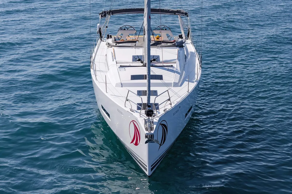 Illusion, a Hanse Yachts Hanse 510 sailboat at Općina Sukošan, Croatia