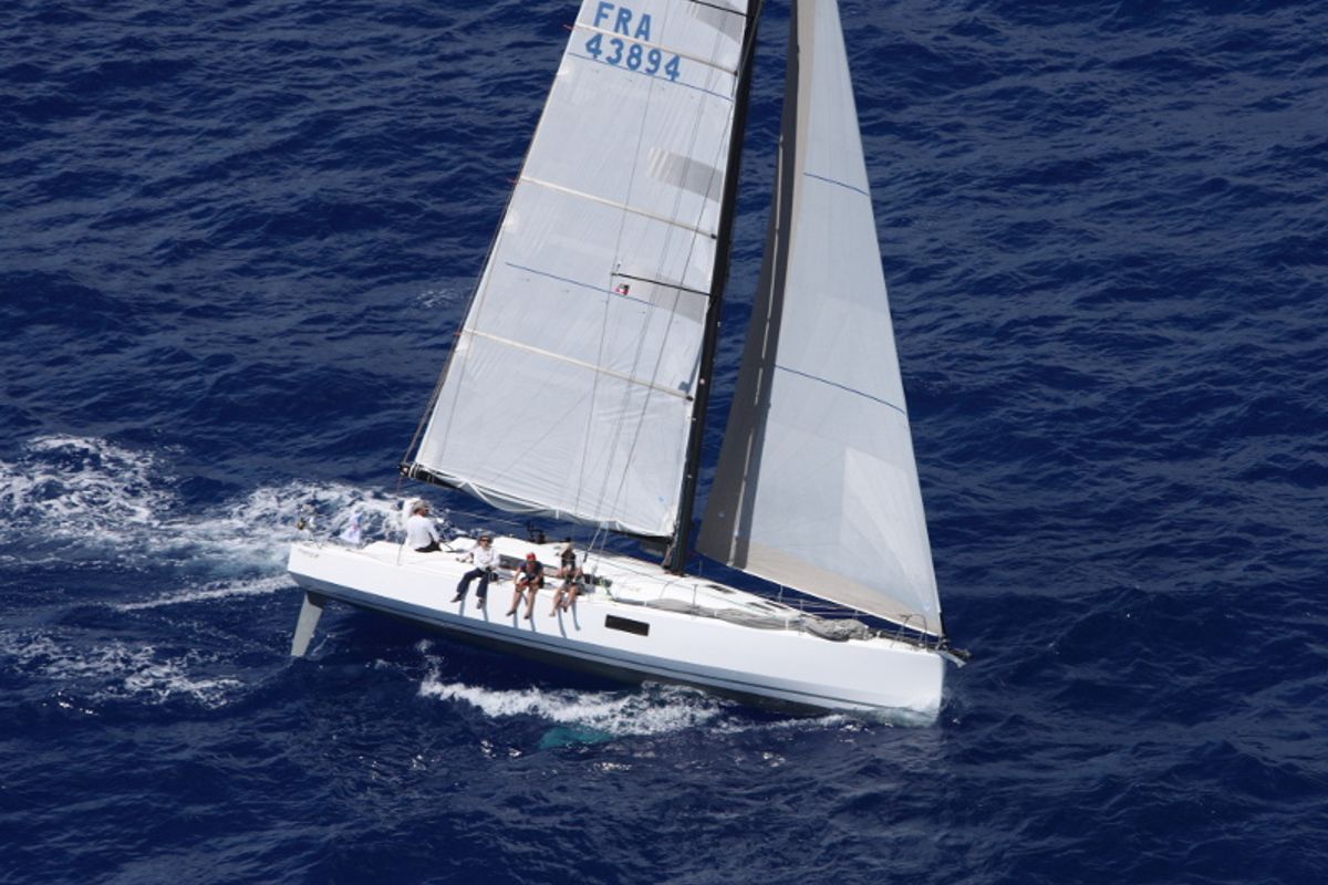 Exterior view of Purple Rain, a Pogo Structures Pogo 12.5 sailboat at Alameda, United States
