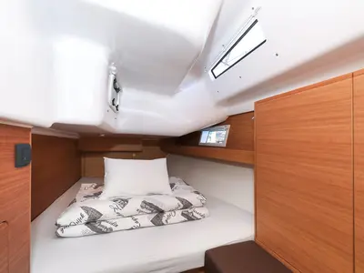 Cabin on Anaya, a Elan Impression 45.1 sailboat at Grad Biograd na Moru, Croatia