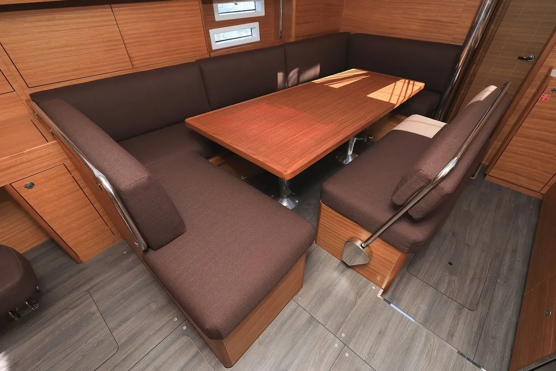 Salon of Anaya, a Elan Impression 45.1 sailboat at Grad Biograd na Moru, Croatia
