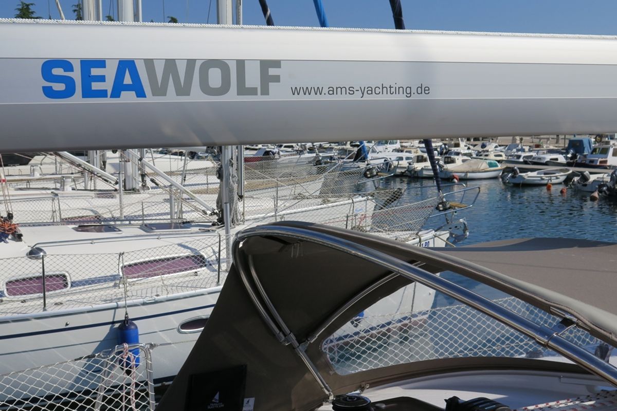 Seawolf , a Bavaria Cruiser 46 sailboat at Općina Vrsar, Croatia