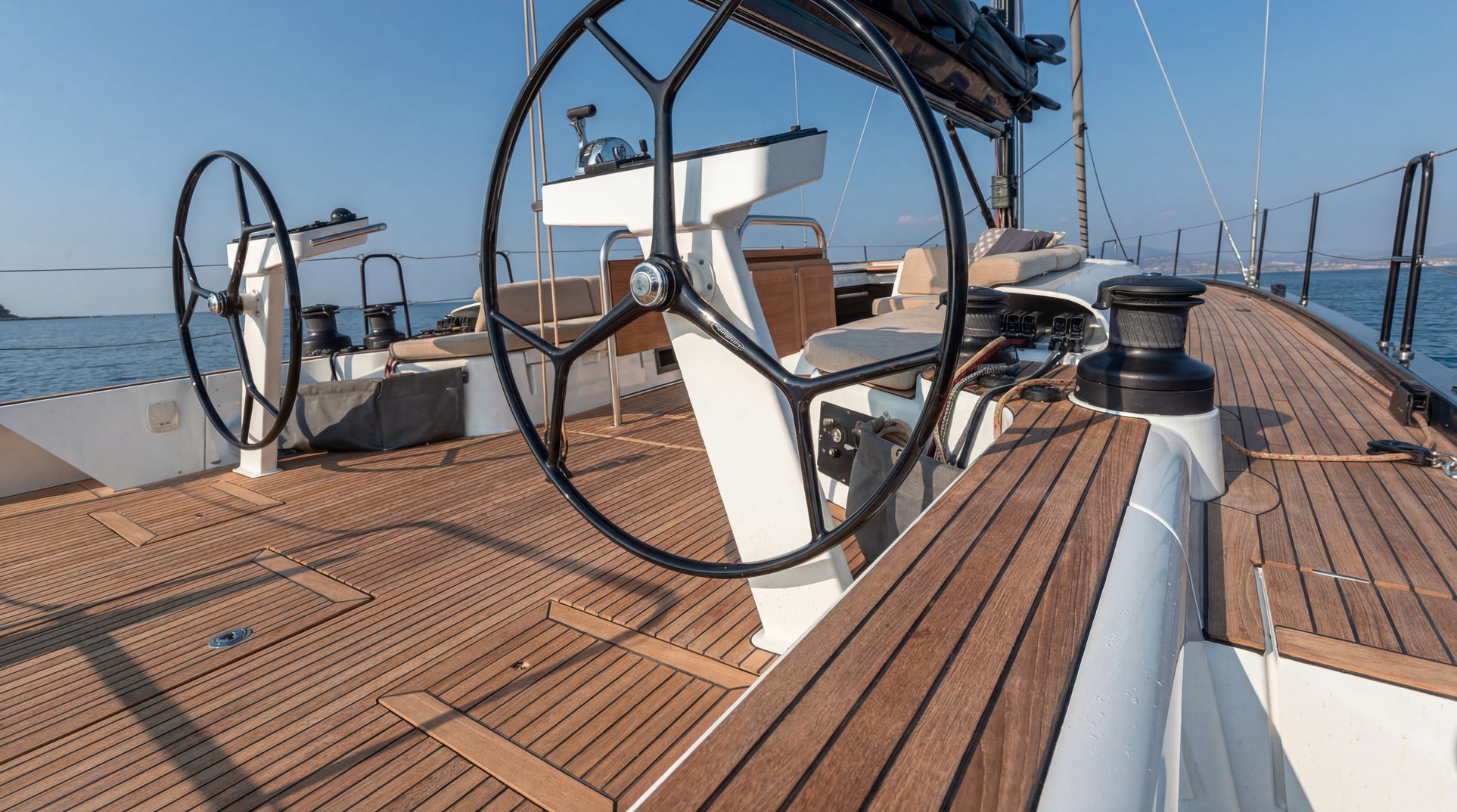 Moana, a Beneteau First 53 sailboat at Ibiza, Spain