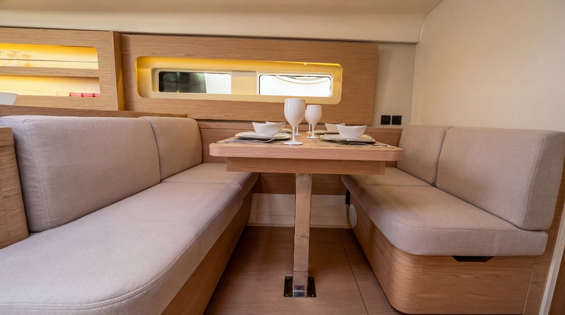Moana, a Beneteau First 53 sailboat at Ibiza, Spain