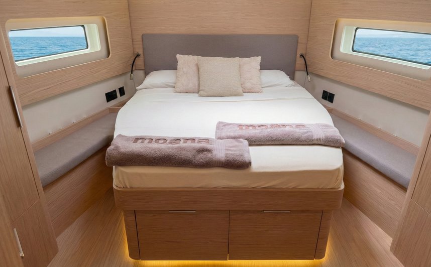 Moana, a Beneteau First 53 sailboat at Ibiza, Spain