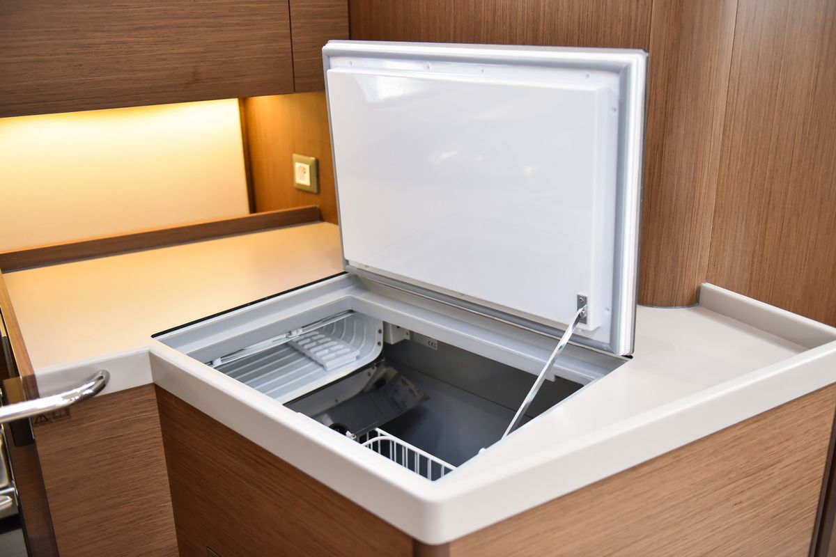 Galley of Eylin, a Beneteau Oceanis 40.1 sailboat at Zadar, Croatia