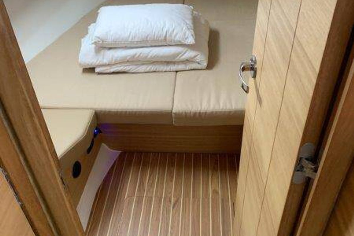 Cabin on Lena, a Elan Impression 45.1 sailboat at Grad Pula, Croatia