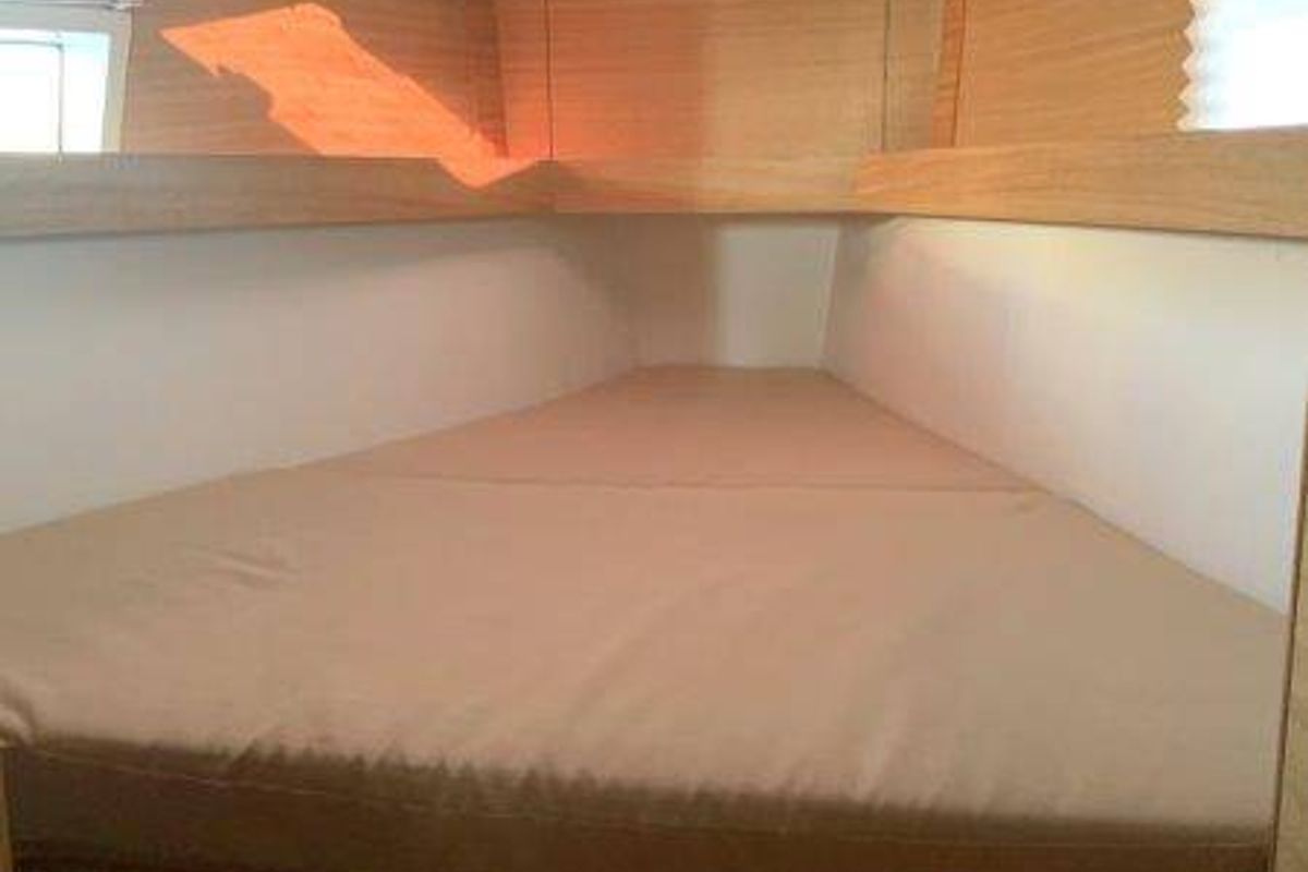 Cabin on Lena, a Elan Impression 45.1 sailboat at Grad Pula, Croatia