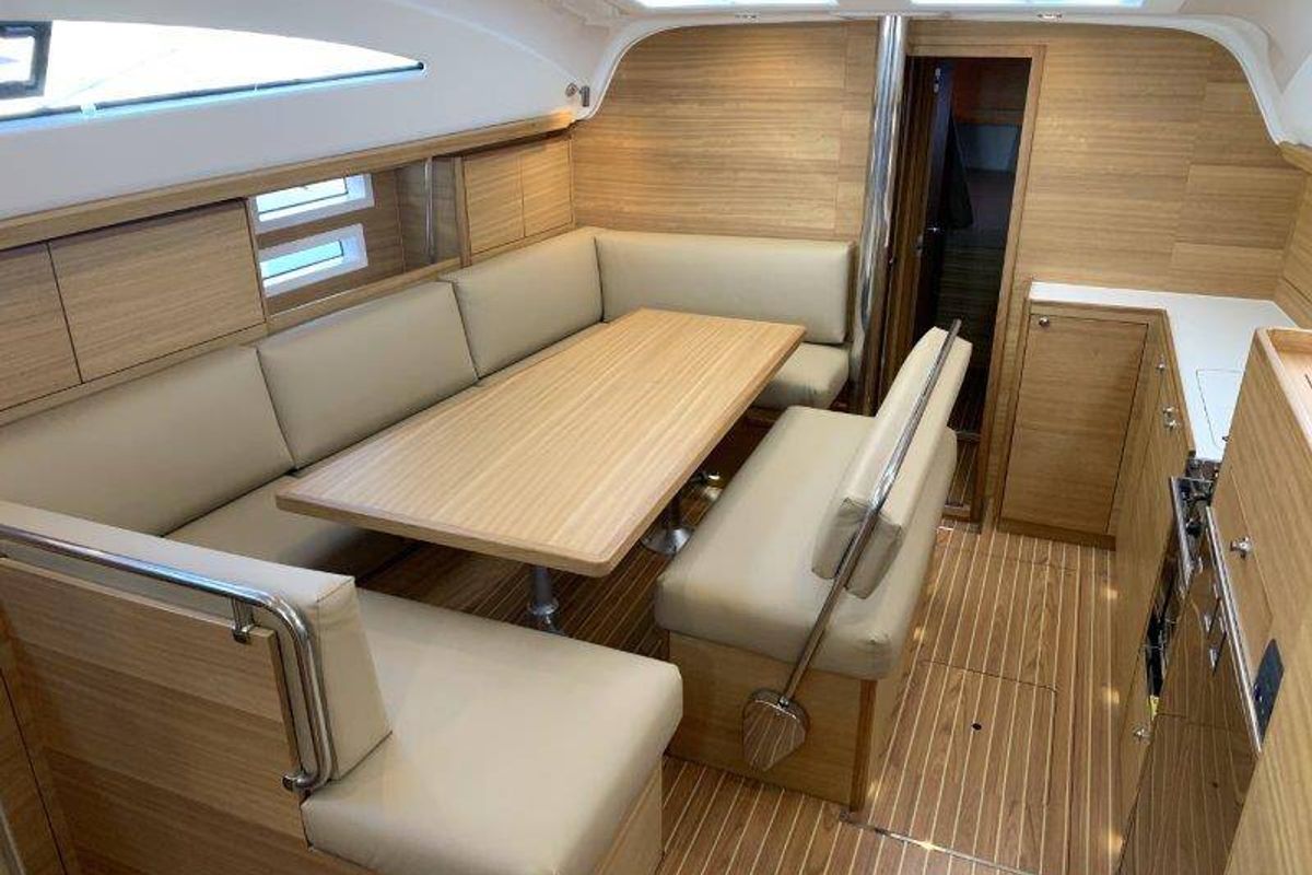Salon of Lena, a Elan Impression 45.1 sailboat at Grad Pula, Croatia