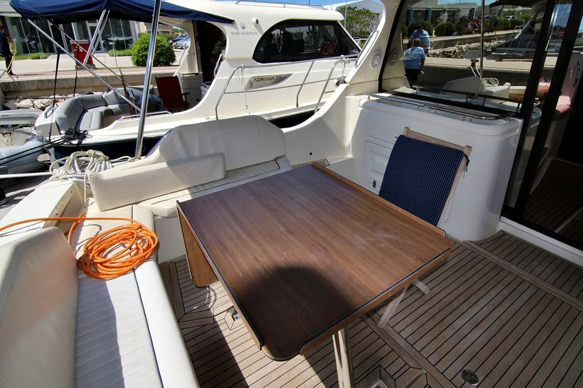Deck of Roberta, a SAS - Vektor Adriana 44 yacht at Općina Sukošan, Croatia