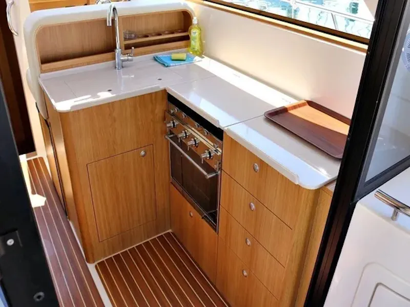 Galley of Roberta, a SAS - Vektor Adriana 44 yacht at Općina Sukošan, Croatia