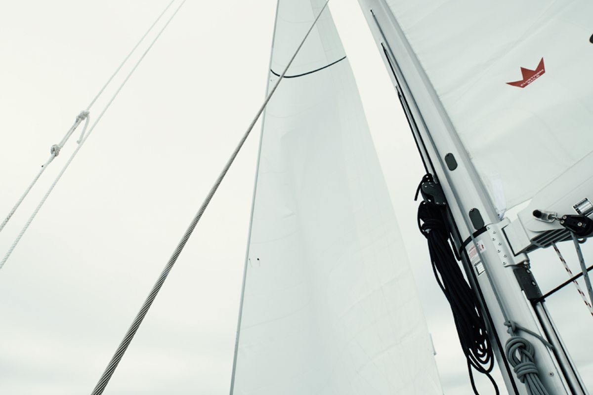 Exterior view of Kismee, a Beneteau Oceanis 46.1 sailboat at Ibiza, Spain